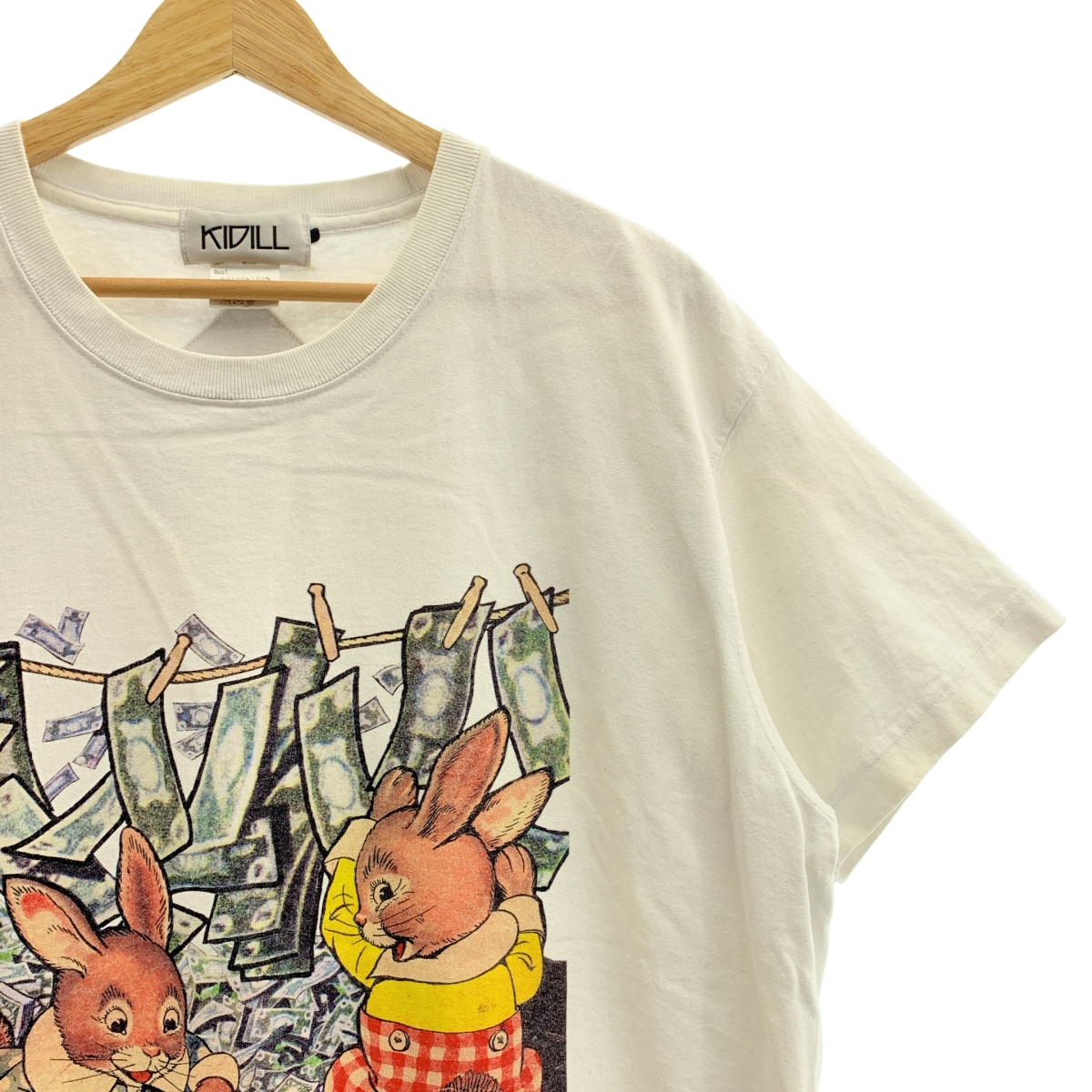 KIDILL / キディル funny money bunny プリント カットソー