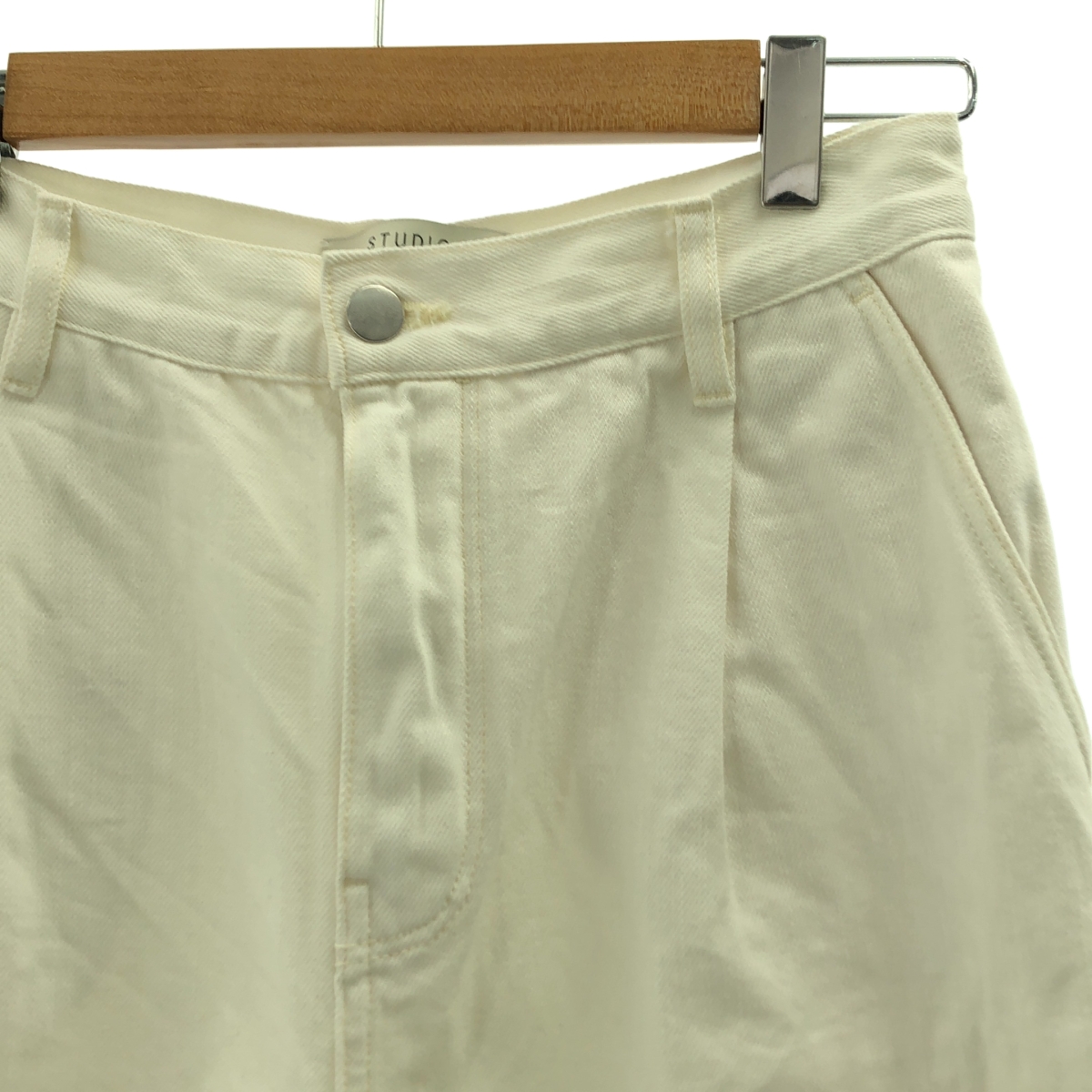 Studio Nicholson / スタジオニコルソン セルビッチ タック ワイド デニム パンツ