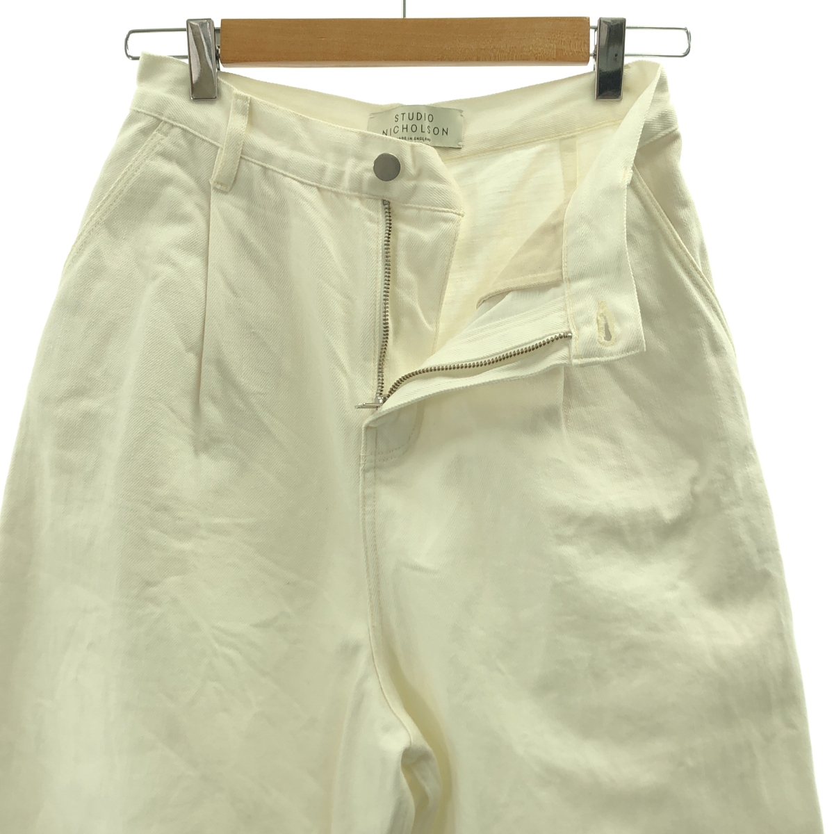 Studio Nicholson / スタジオニコルソン セルビッチ タック ワイド デニム パンツ