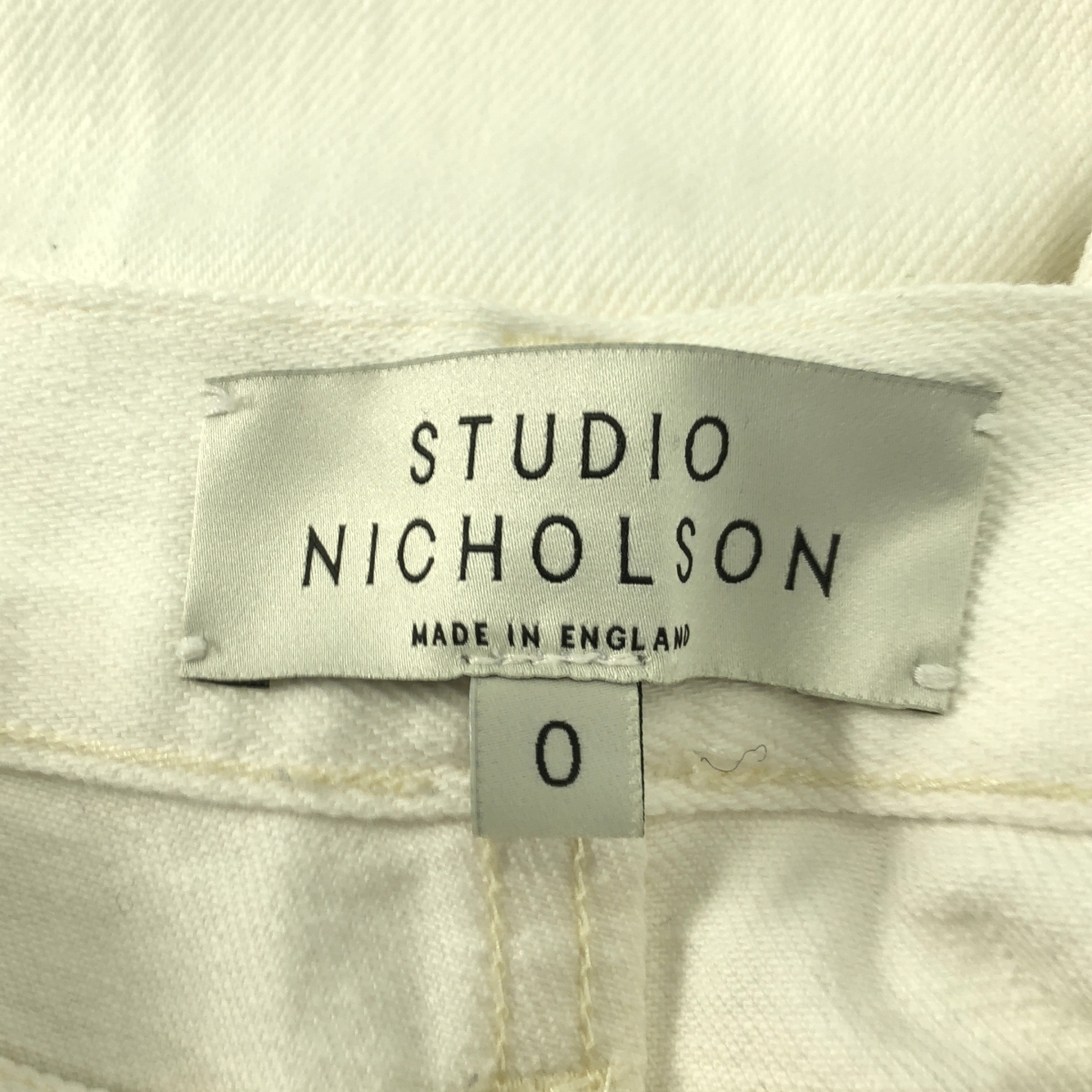 Studio Nicholson / スタジオニコルソン セルビッチ タック ワイド デニム パンツ