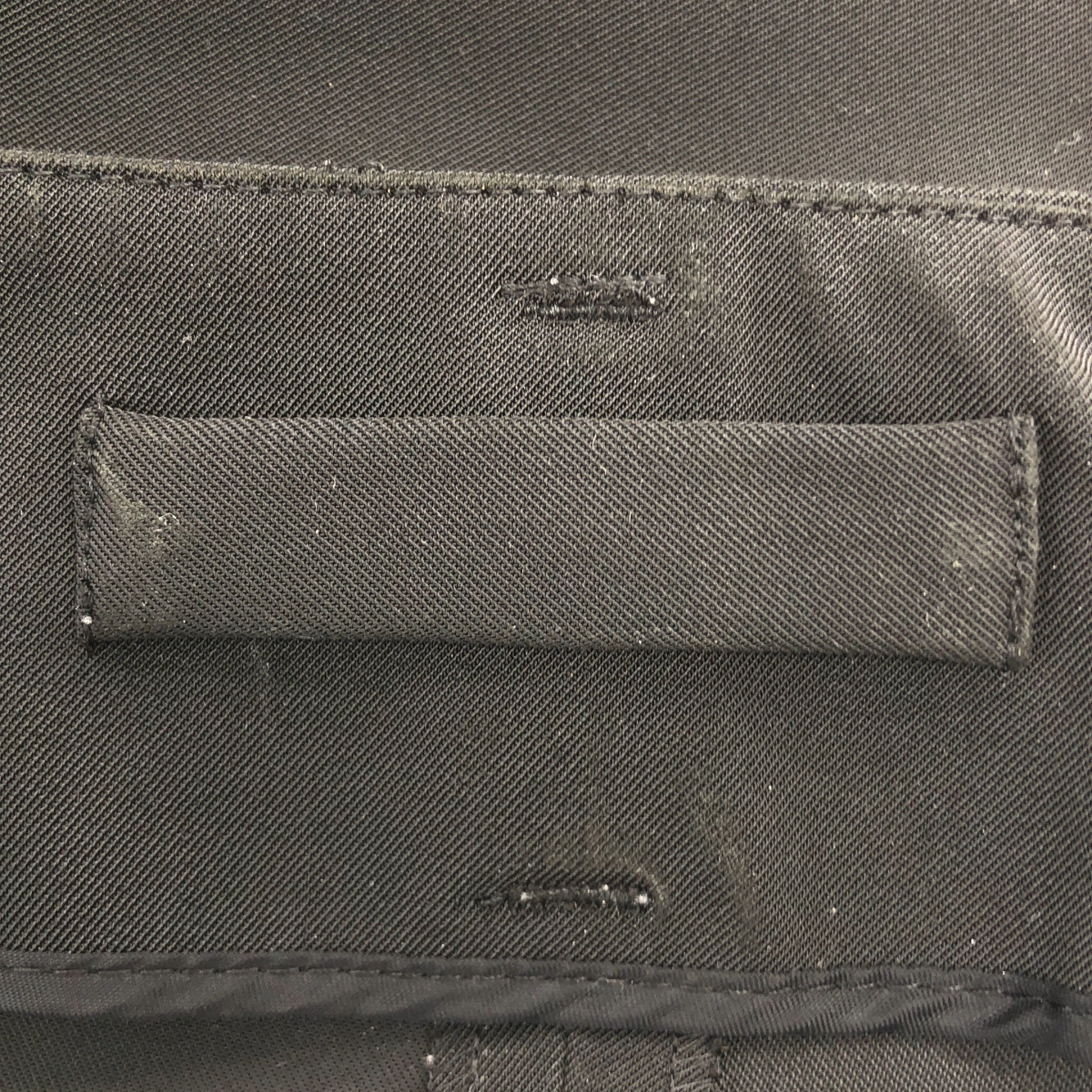 PRADA / プラダ ロゴバックル ベルト サイドジップ スカート