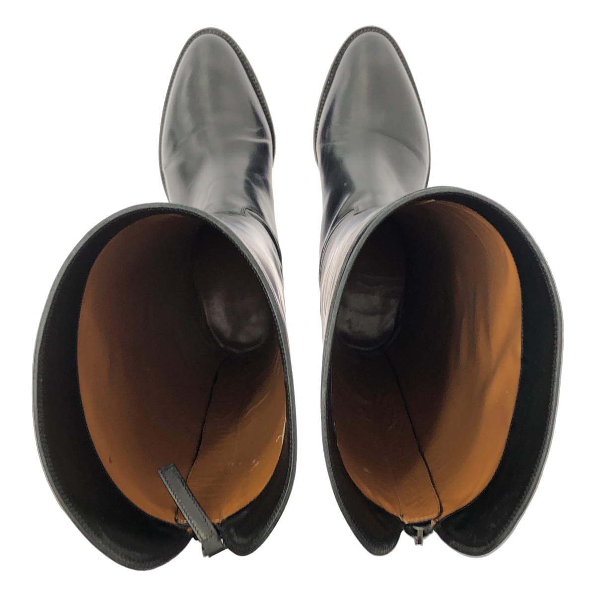 SARTORE / サルトル レザー バックジップ ロングブーツ