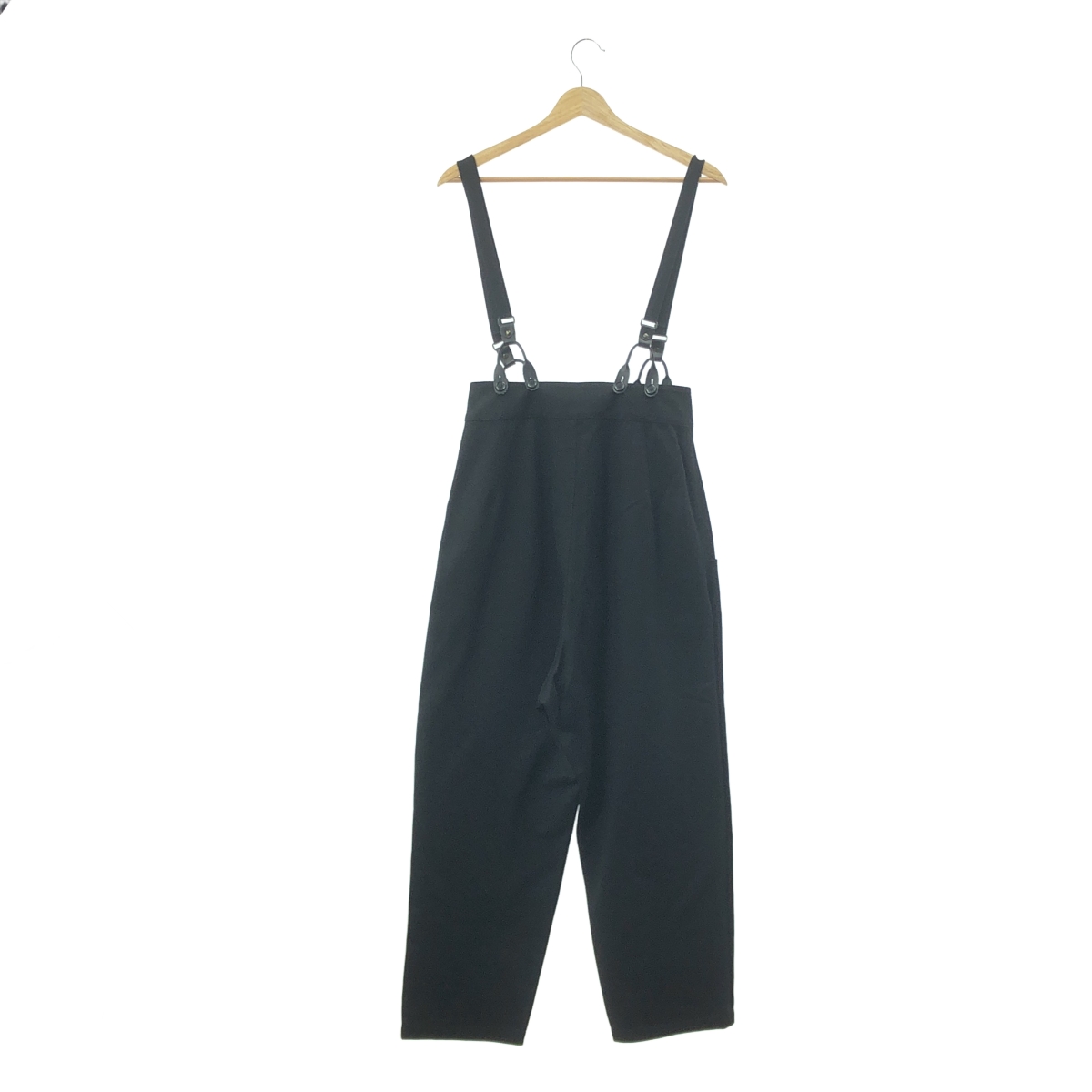 LIMI feu / リミフゥ サスペンダー付 コットン ルーズパンツ