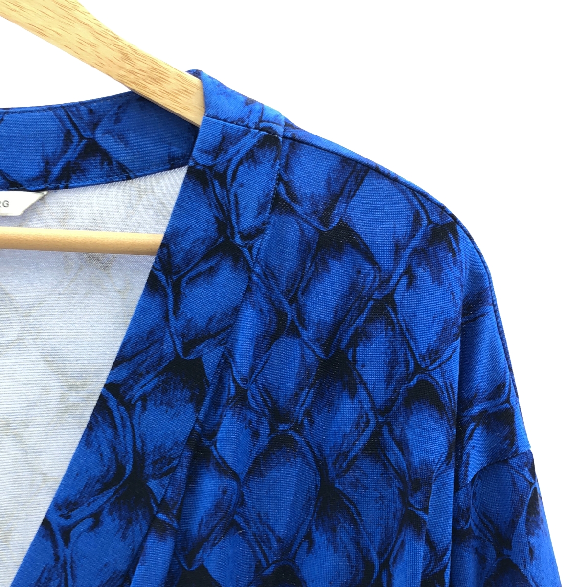 DIANE VON FURSTENBERG / ダイアンフォンファステンバーグ NOLLIE / スネーク柄 シルク ラップワンピース