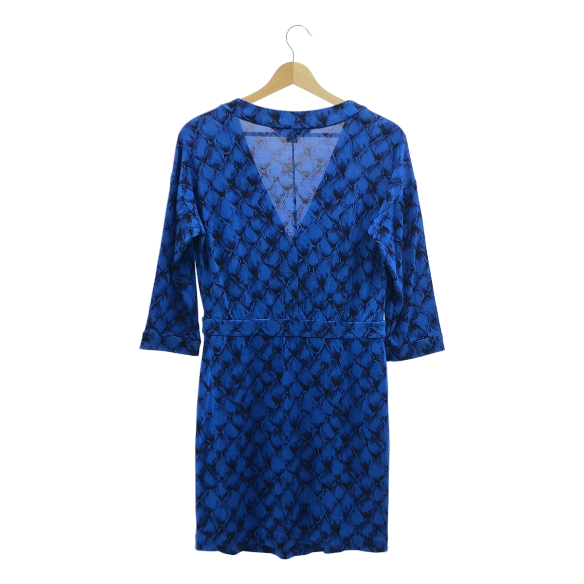 DIANE VON FURSTENBERG / ダイアンフォンファステンバーグ NOLLIE / スネーク柄 シルク ラップワンピース