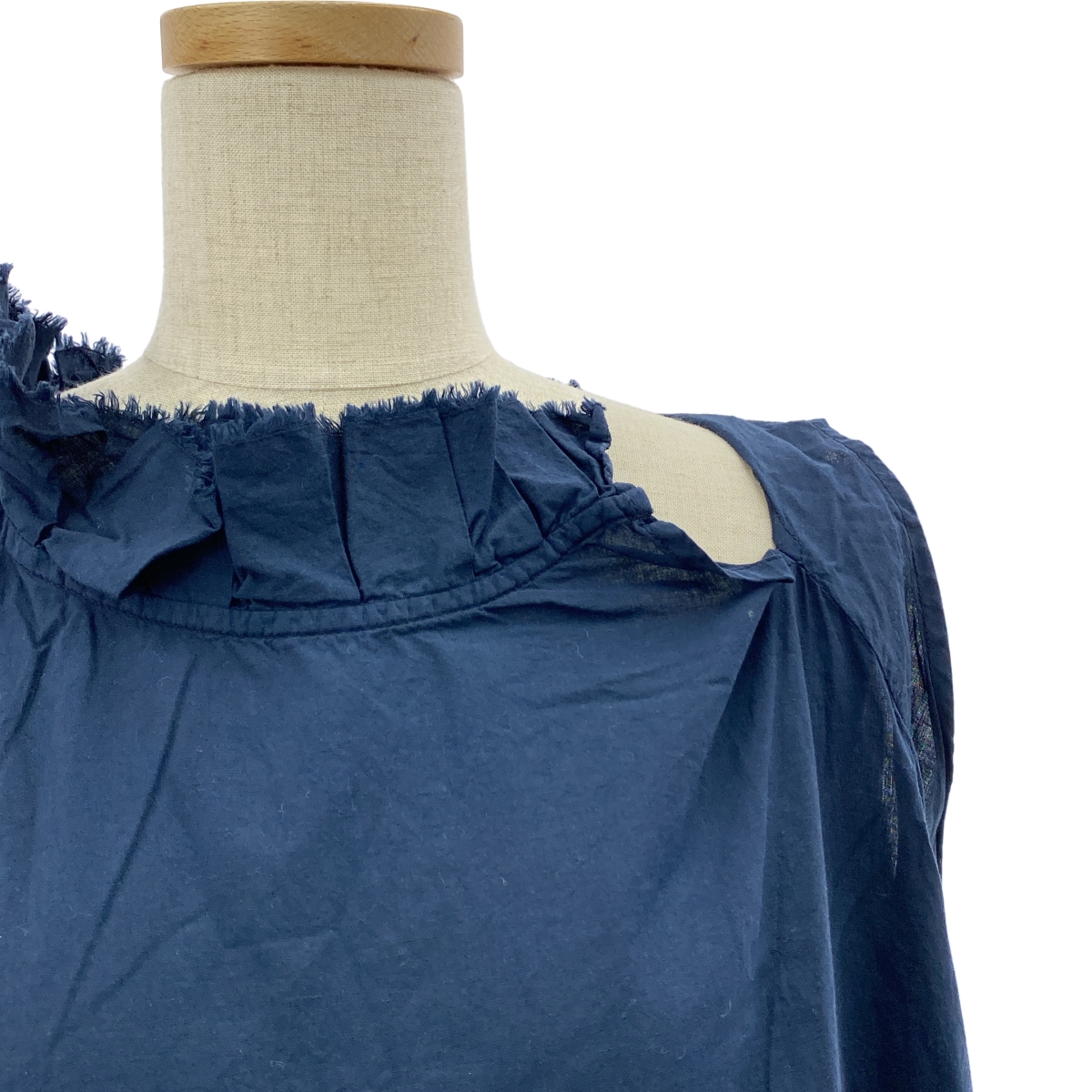 DANIELA GREGIS / ダニエラグレジス フリルカラー ポケット付き ボリューム ブラウス