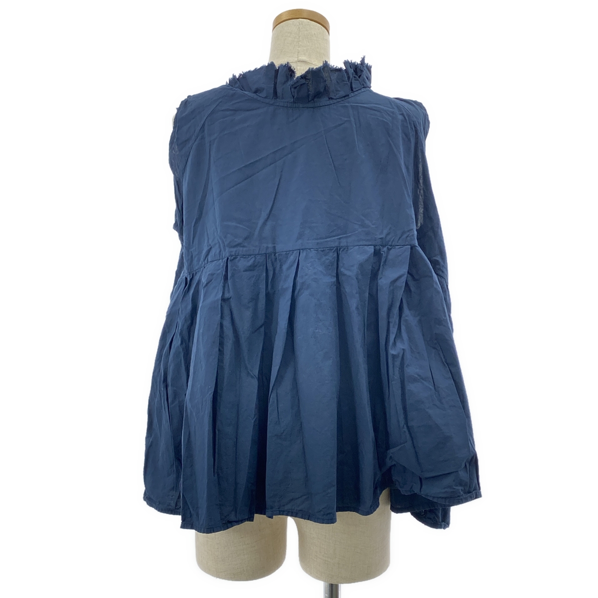 DANIELA GREGIS / ダニエラグレジス フリルカラー ポケット付き ボリューム ブラウス