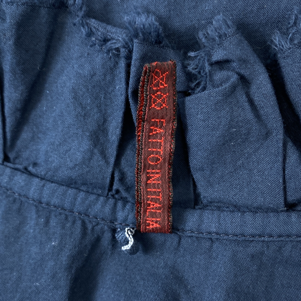 DANIELA GREGIS / ダニエラグレジス フリルカラー ポケット付き ボリューム ブラウス