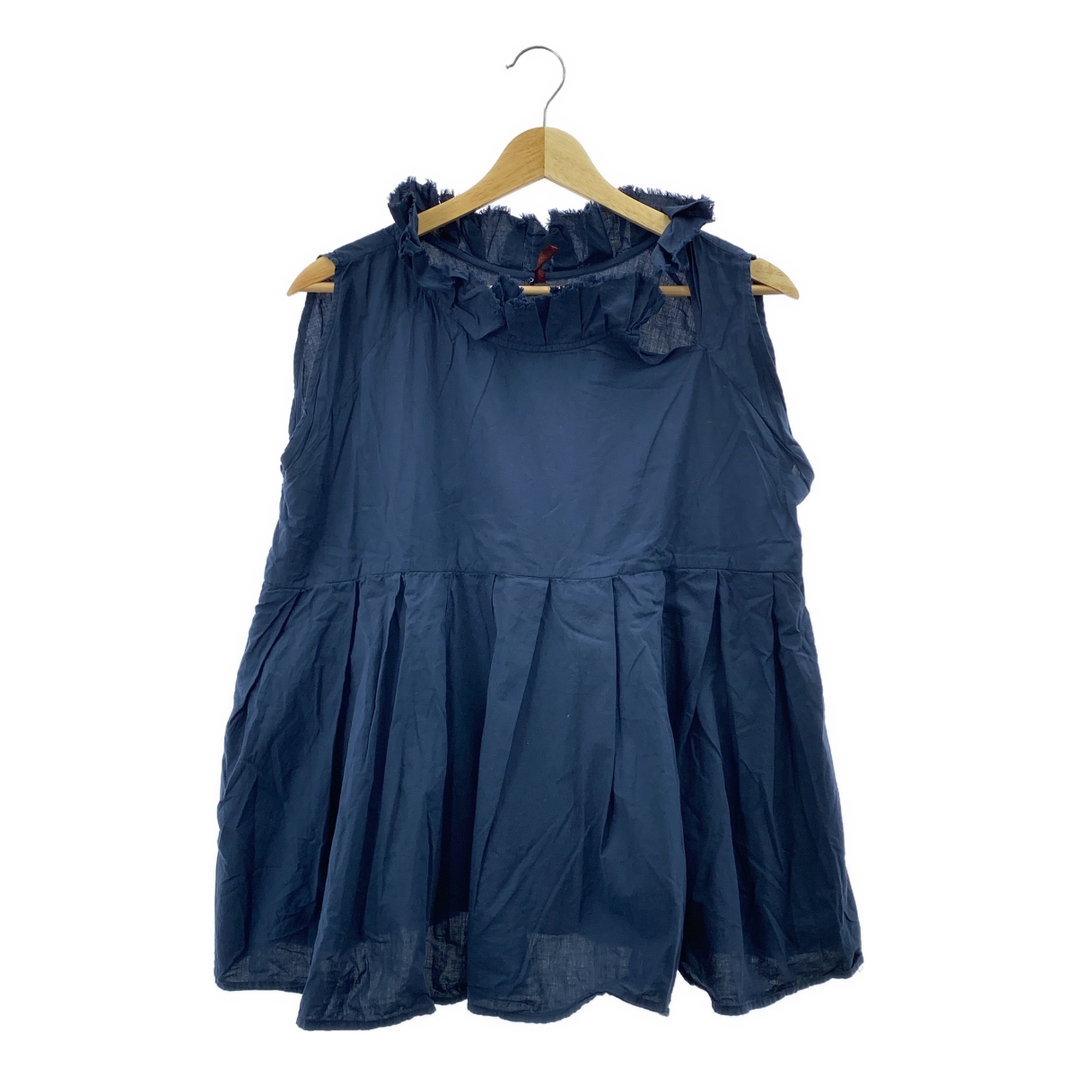 DANIELA GREGIS / ダニエラグレジス フリルカラー ポケット付き ボリューム ブラウス