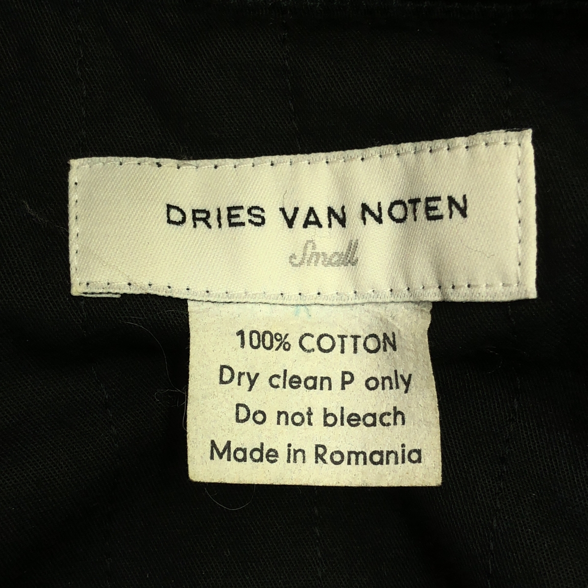 DRIES VAN NOTEN / ドリスヴァンノッテン レザーベルト付 ボア コート