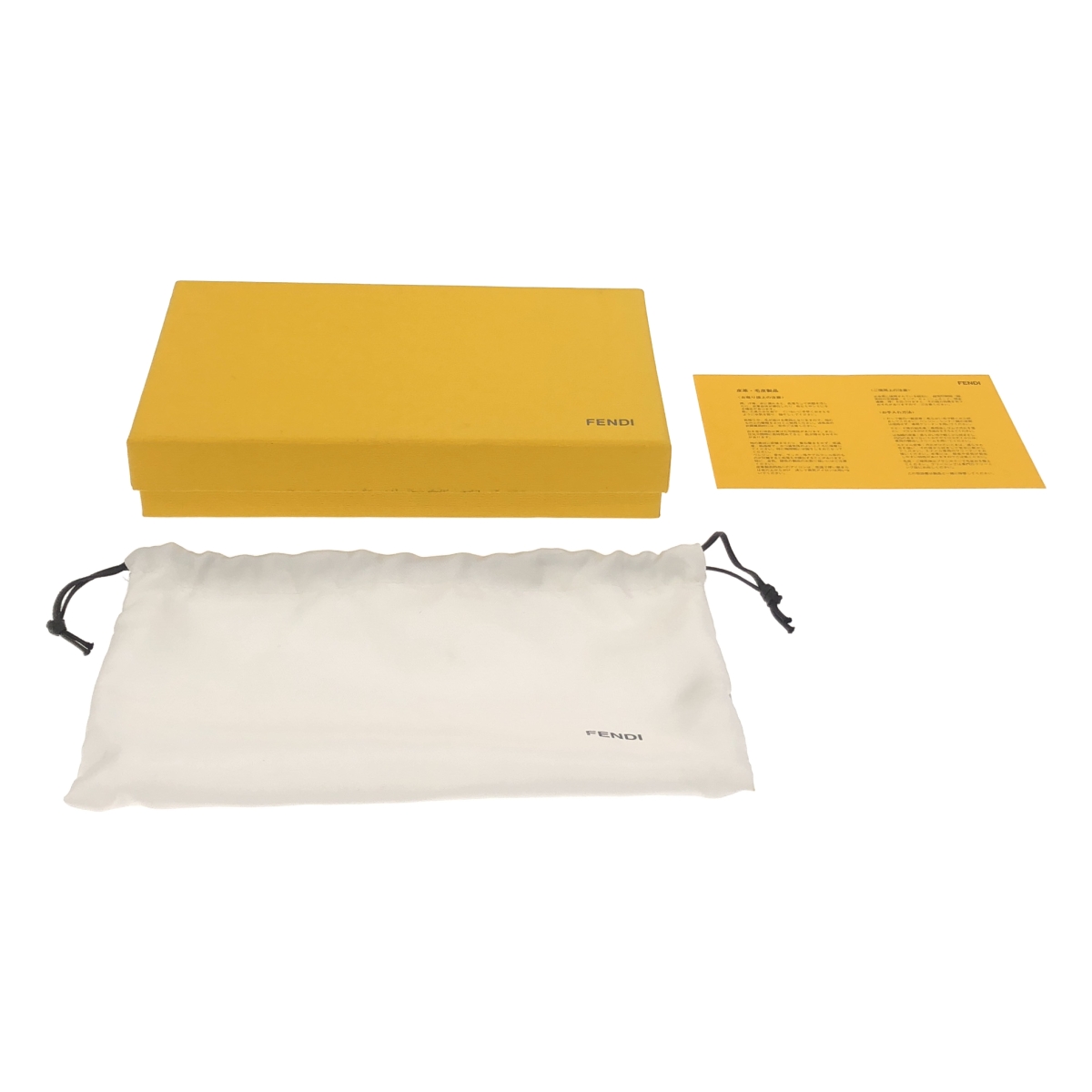 FENDI / フェンディ レザー ウォレット 長財布