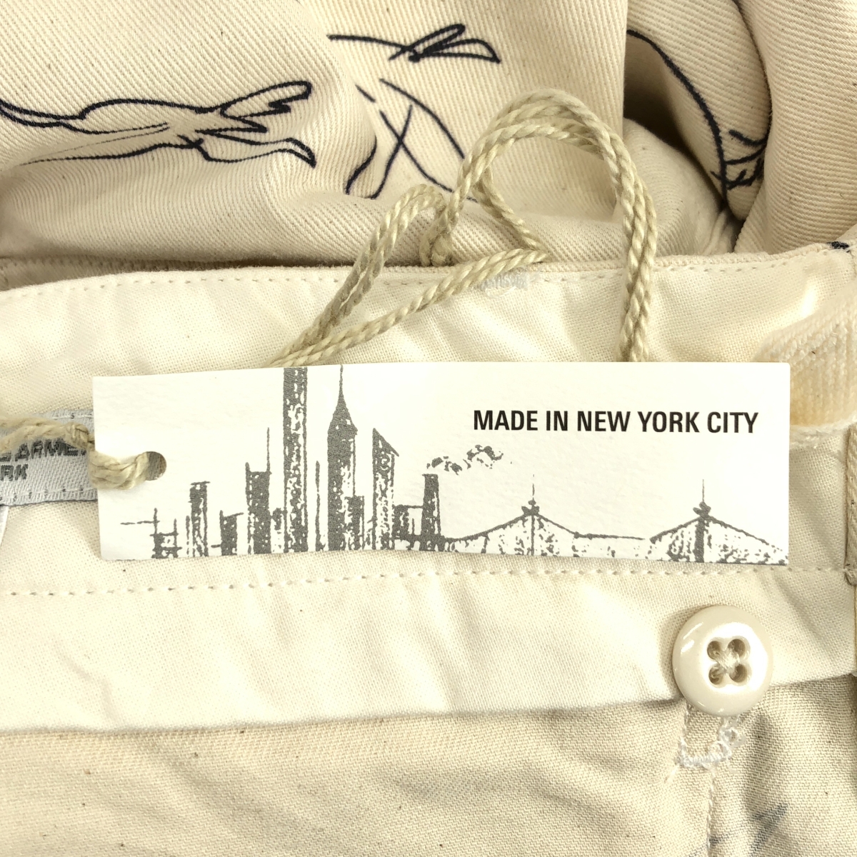 Engineered Garments / エンジニアドガーメンツ ANIMAL PRINT 6.5oz FLAT TWILL FATIGUE PANTS / 総柄 ドローストリング ベイカー ワイド パンツ