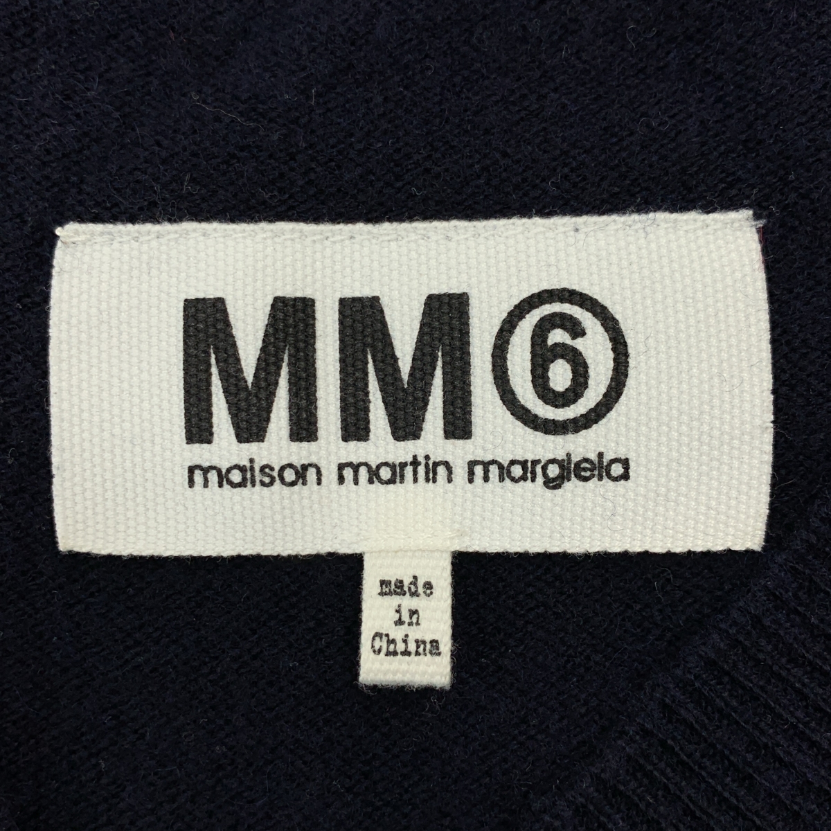 MM6 Maison Margiela / エムエムシックスメゾンマルジェラ ウール カシミヤ ダブルVネック ニット