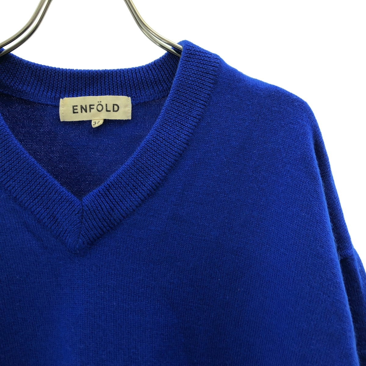 ENFOLD / エンフォルド メリノウールVネックプルオーバー ニット セーター