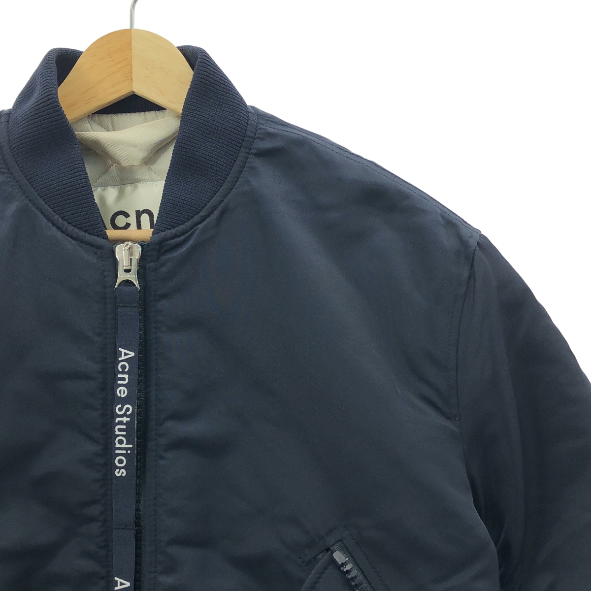 Acne Studios / アクネストゥディオズ Bomber Jacket MA-1 / ボリュームスリーブ ボンバー ジャケット ブルゾン / キルティング 総裏地
