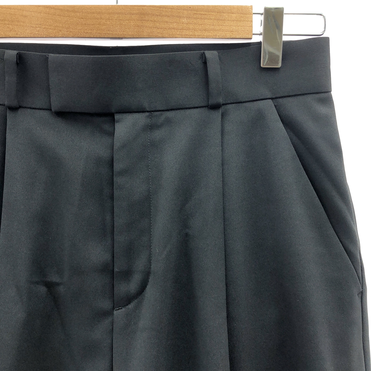 NOBLE / ノーブル エステルツイルストレッチスラックスパンツ