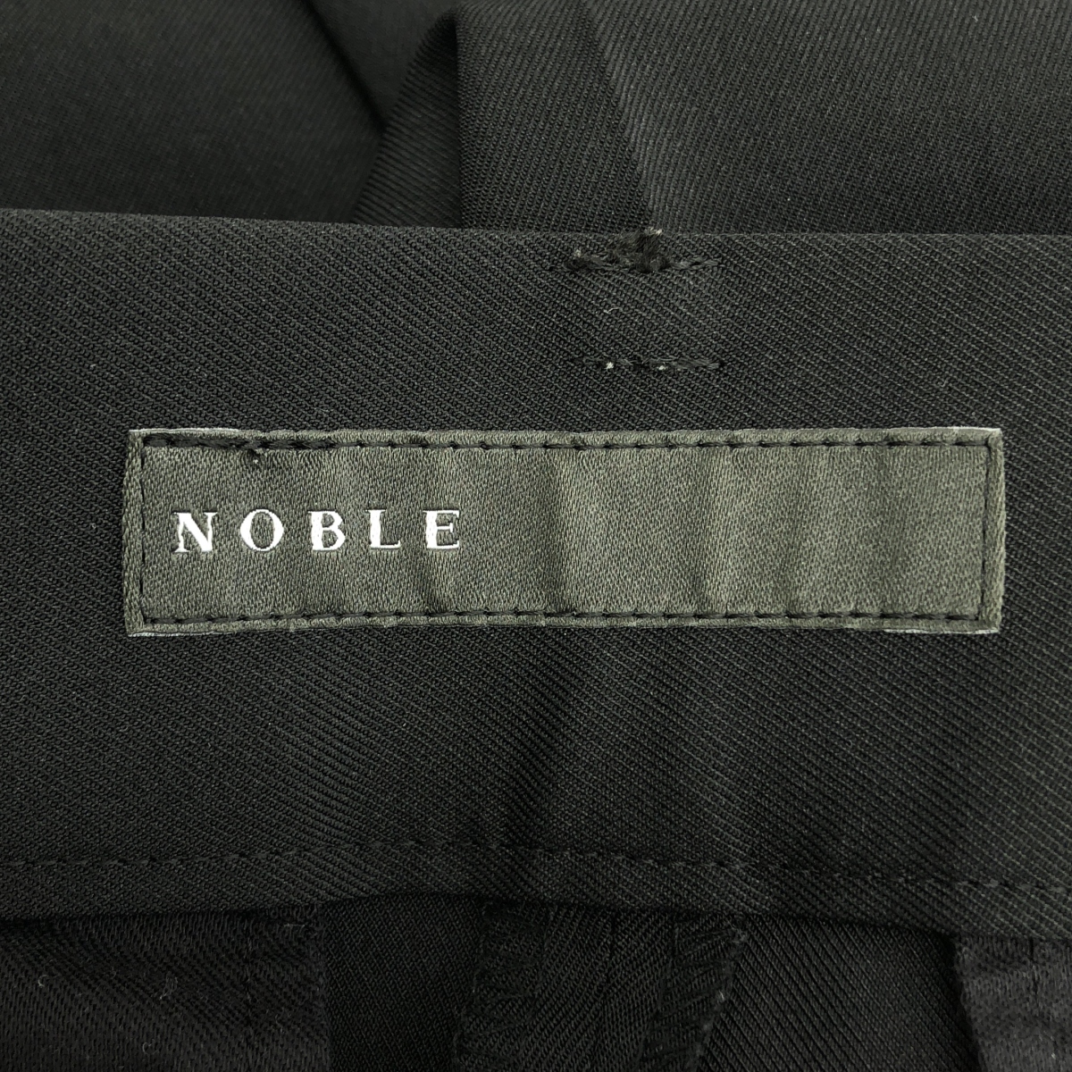 NOBLE / ノーブル エステルツイルストレッチスラックスパンツ