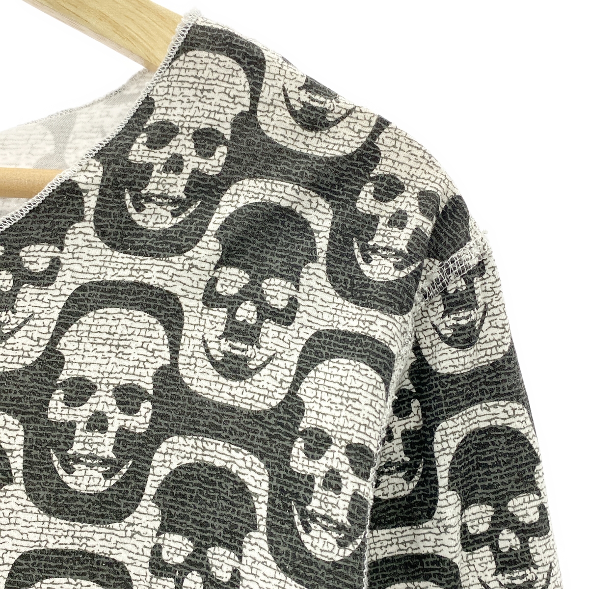 lucien pellat-finet / ルシアンペラフィネ コットンスカル 総柄 Tシャツ