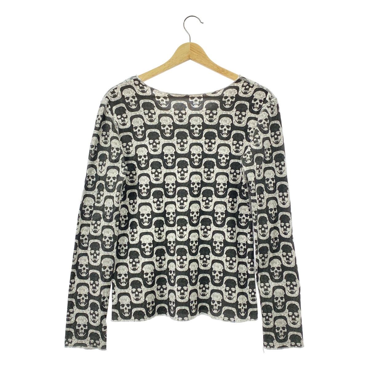 lucien pellat-finet / ルシアンペラフィネ コットンスカル 総柄 Tシャツ