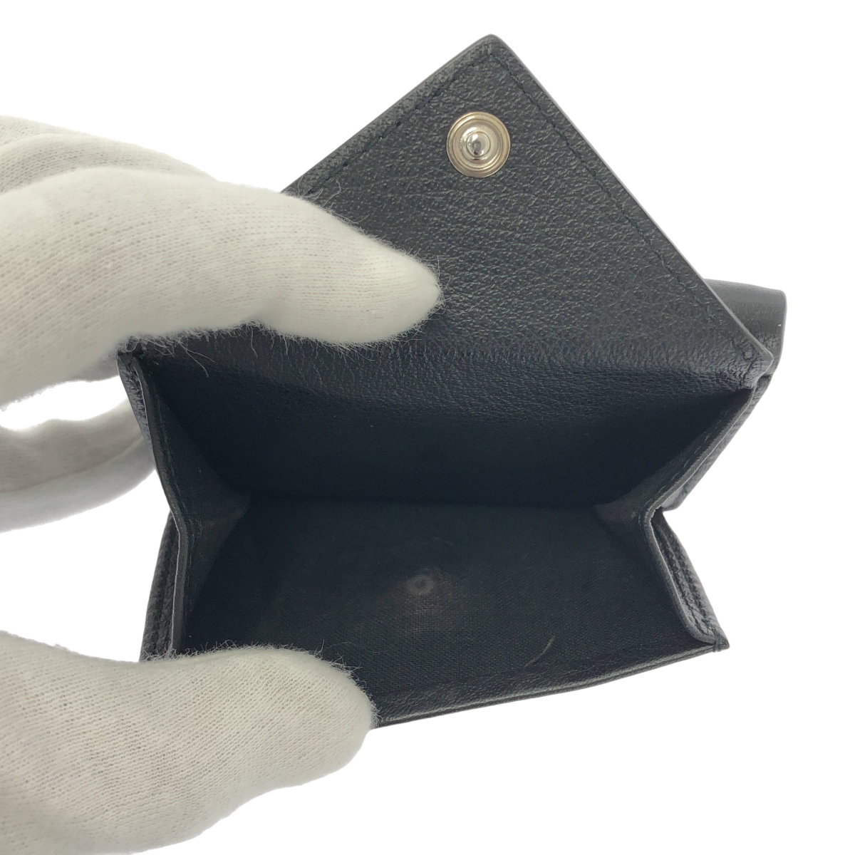 BALENCIAGA / バレンシアガ レザー ペーパー ミニウォレット