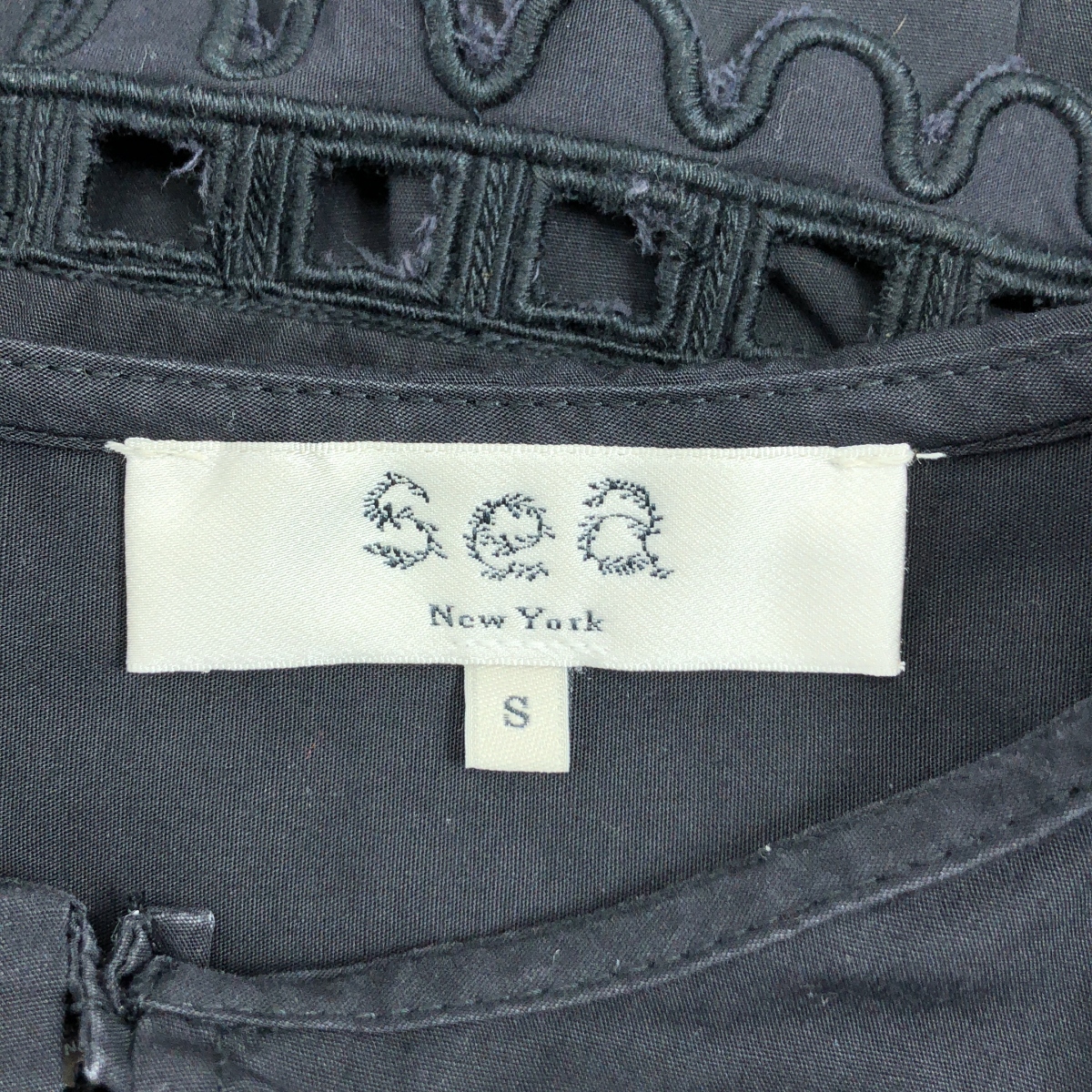 sea New York / シーニューヨーク カットワークレース カラー ブラウス シャツ