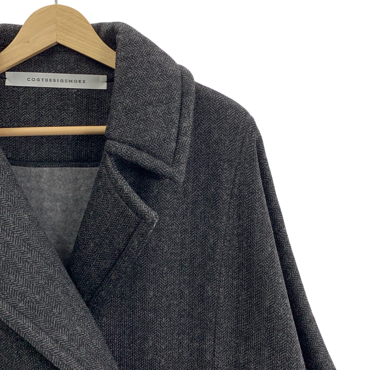 COGTHEBIGSMOKE / コグザビッグスモーク ELIZABETH PENTAGON COAT ウール ロングコート