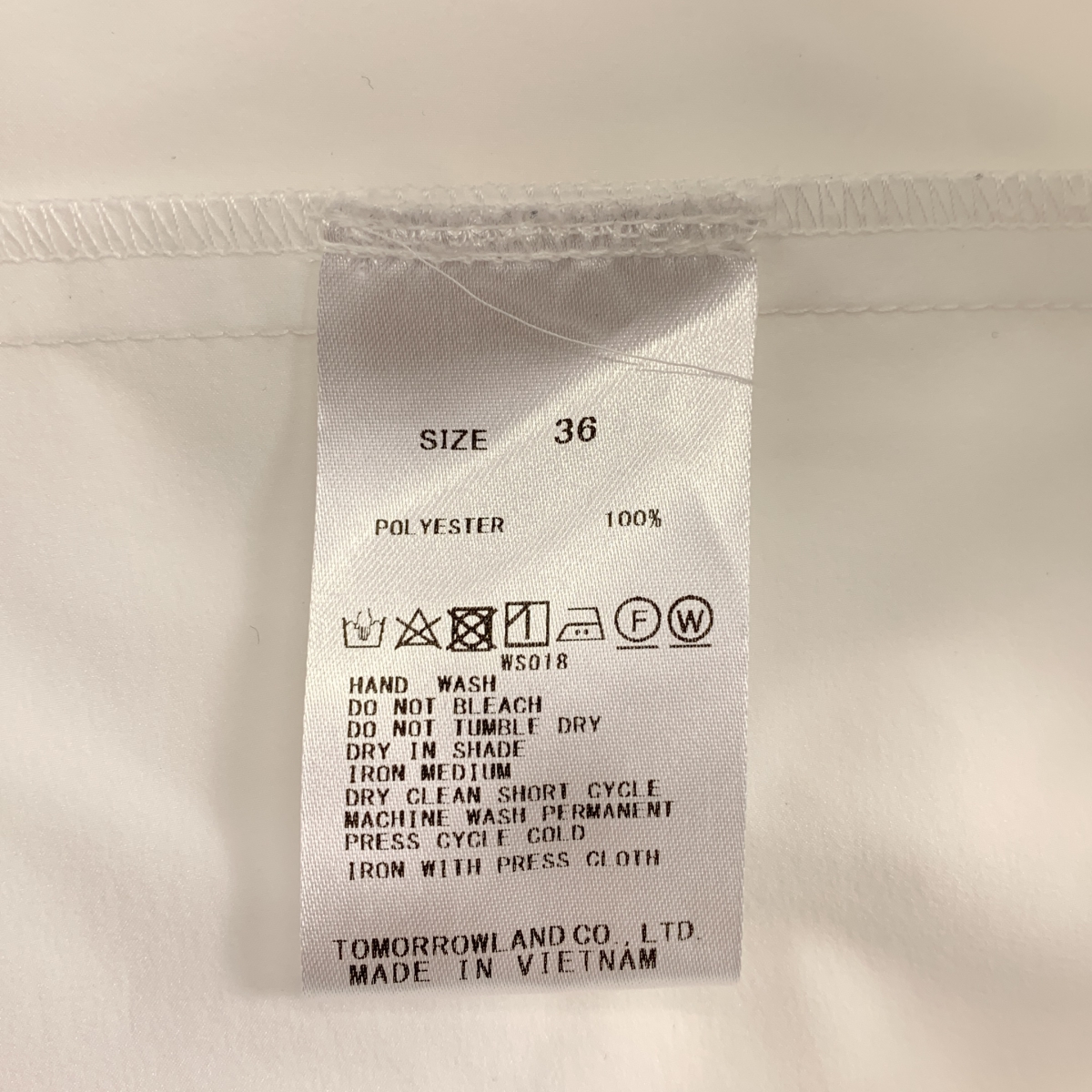 Tomorrowland BALLSEY / トゥモローランドボールジー ストレッチタフタ ティアードブラウス