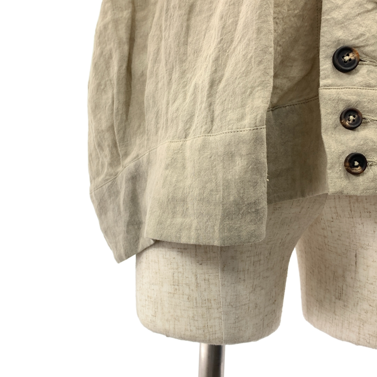 ziggy chen / ジギーチェン Collarless Waistcoat / オーバーシルエット ジレ ベスト