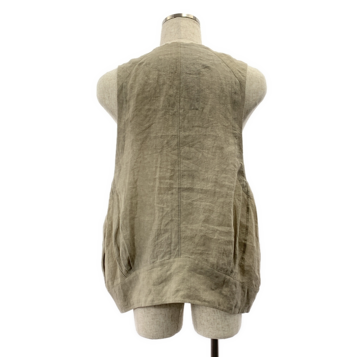 ziggy chen / ジギーチェン Collarless Waistcoat / オーバーシルエット ジレ ベスト