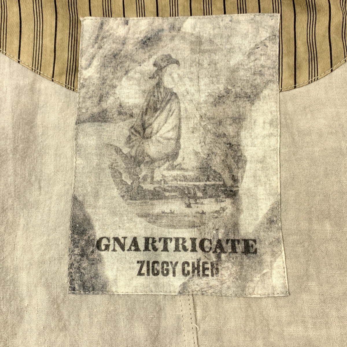 ziggy chen / ジギーチェン Collarless Waistcoat / オーバーシルエット ジレ ベスト