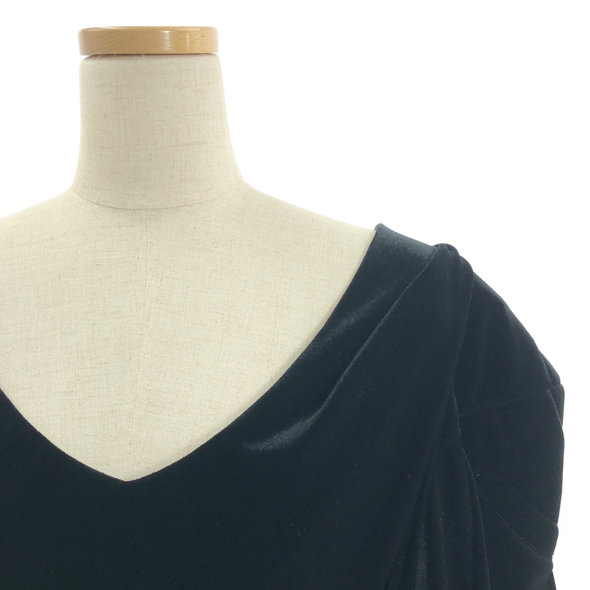 その他 ベロア スリット ドレス ワンピース / 裏地付き