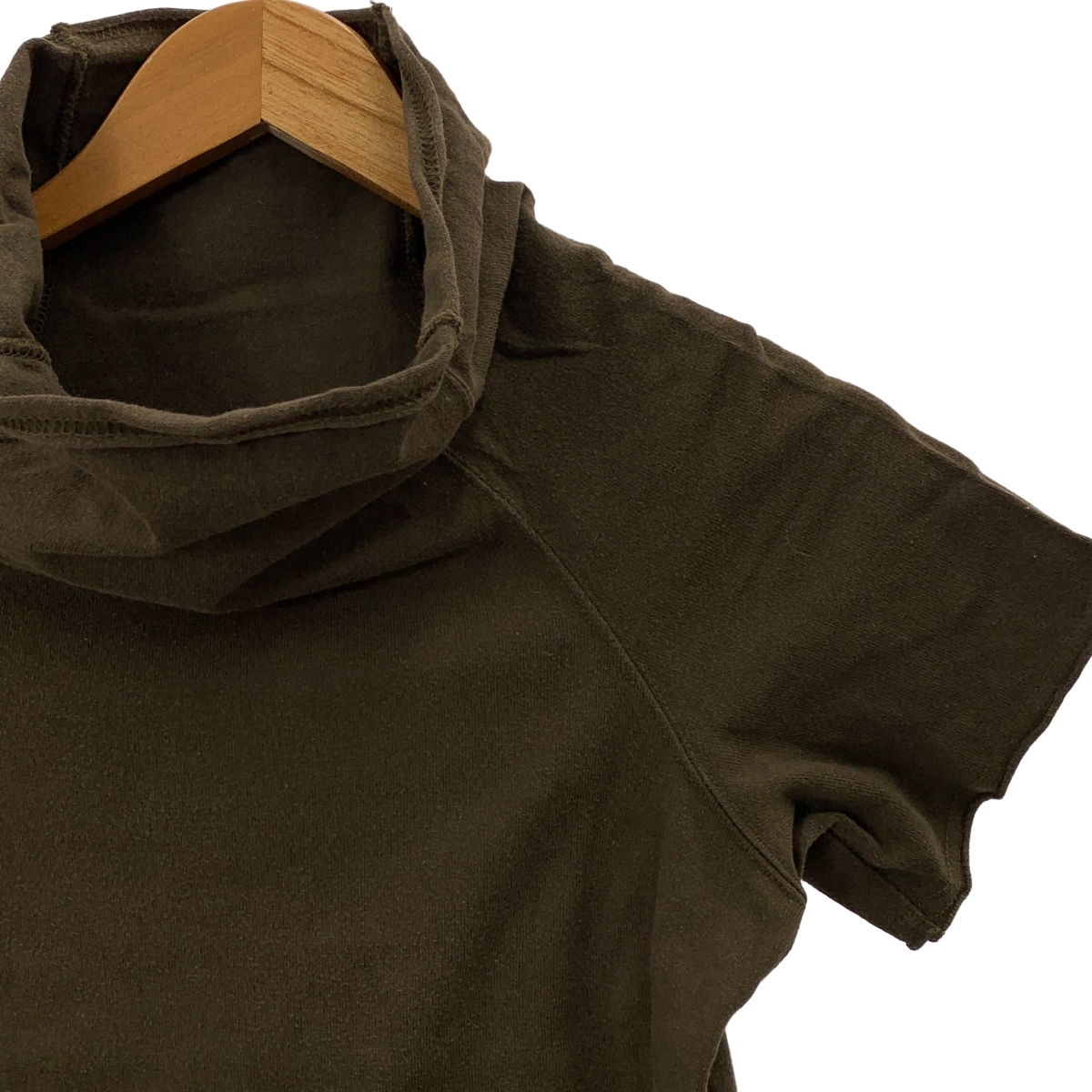 COMME des GARCONS / コムデギャルソン コットン ハイネック カットオフ Tシャツ