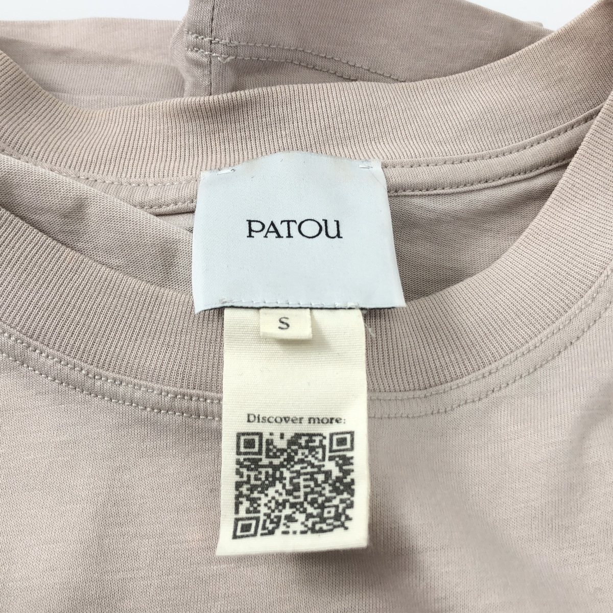 PATOU / パトゥ ロゴ プリント クルーネック Tシャツ カットソー