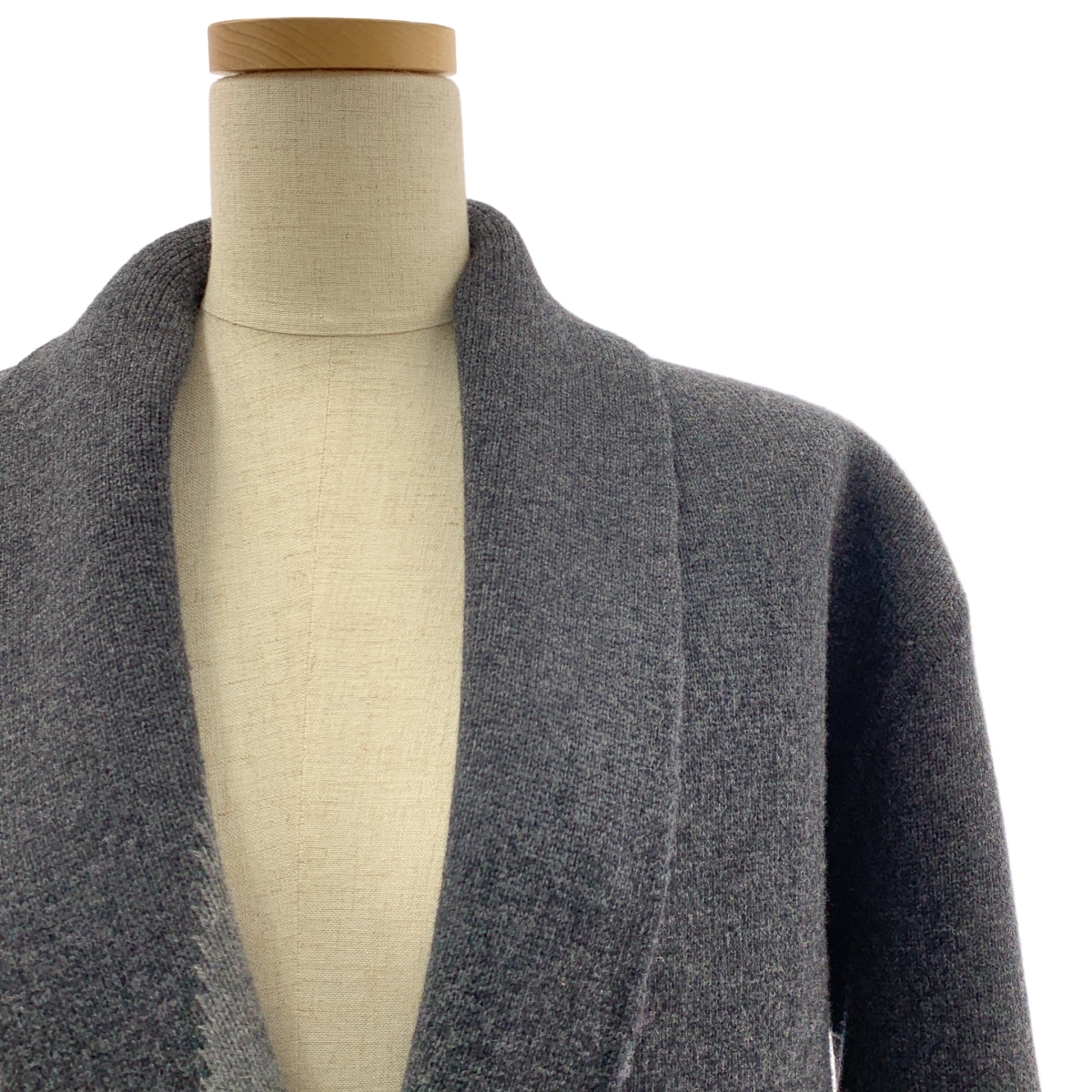 HERMES / エルメス カシミヤ混 ガウンコート