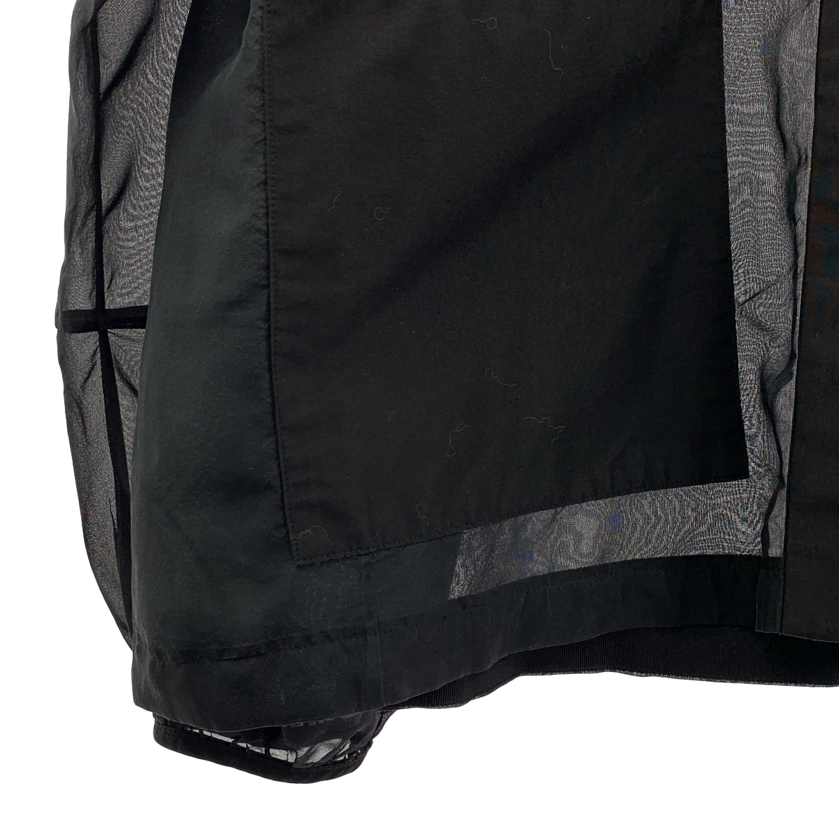 Drawer / ドゥロワー PRE2 シルクオーガンノーカラージャケット