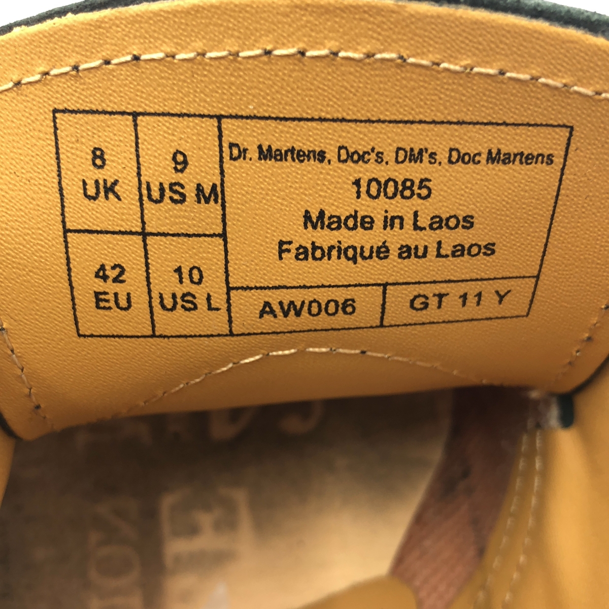 Dr.Martens / ドクターマーチン 3EYE SHOS 3ホール レザー シューズ