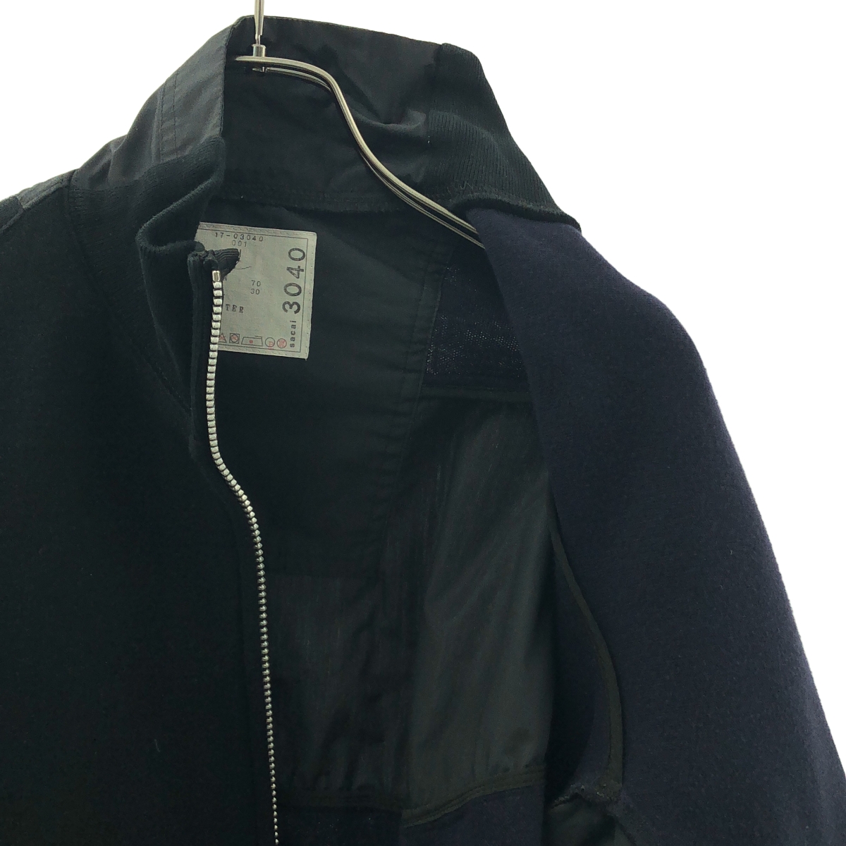 sacai / サカイ 異素材 ドッキング ブルゾン ジャケット