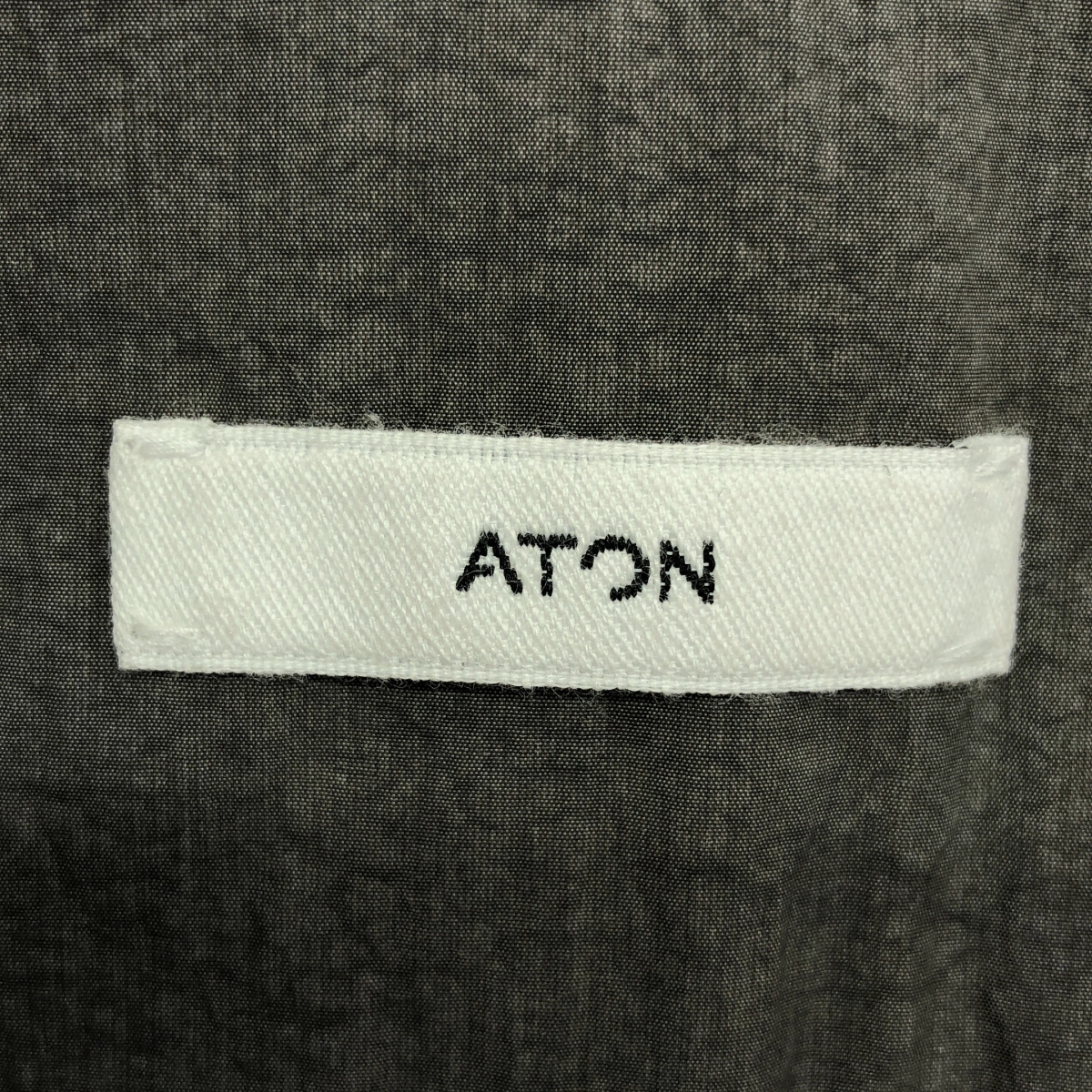 ATON / エイトン ナイロン 巻き ラップ スカート