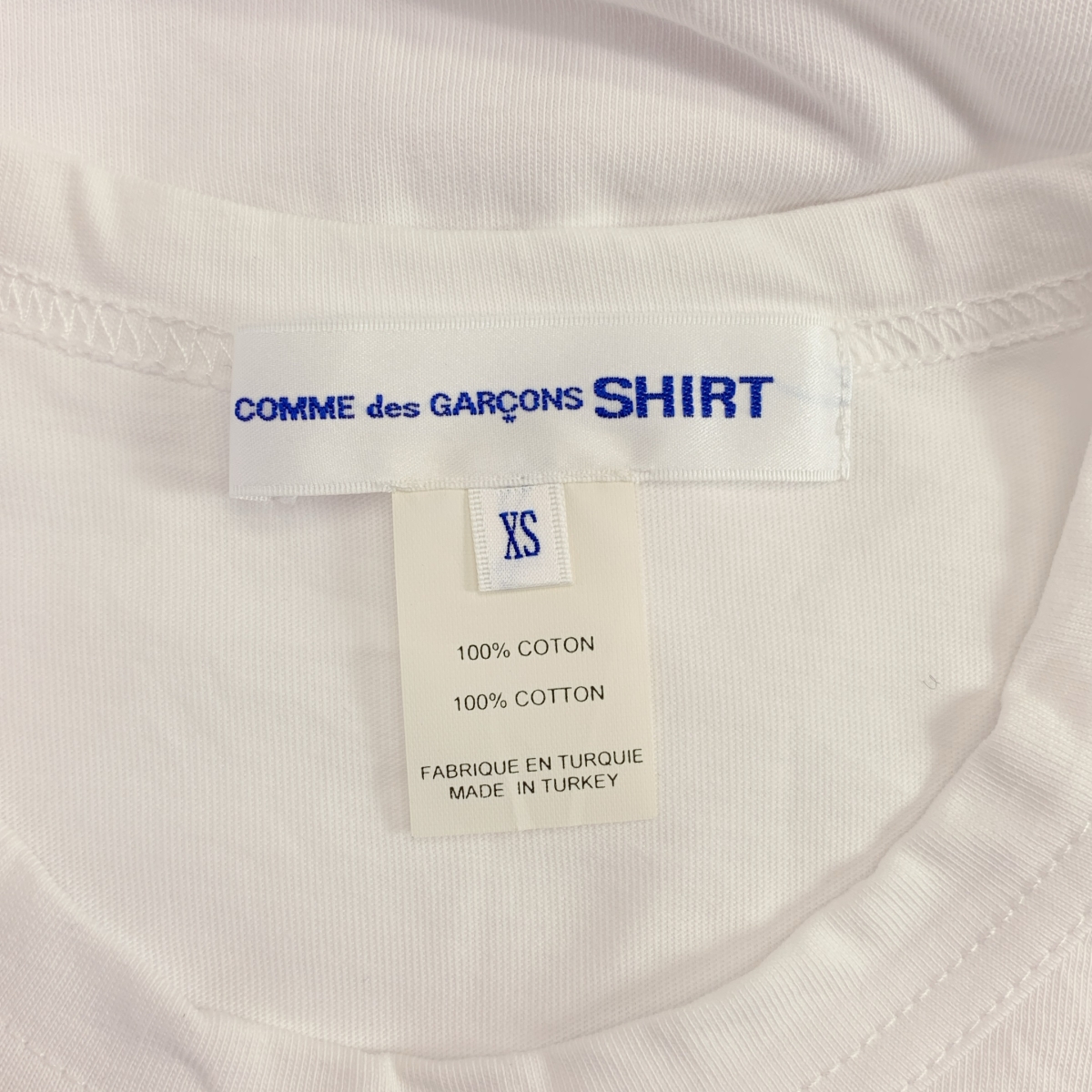 COMME des GARCONS SHIRT / コムデギャルソンシャツ フロントロング クルーネックTシャツ