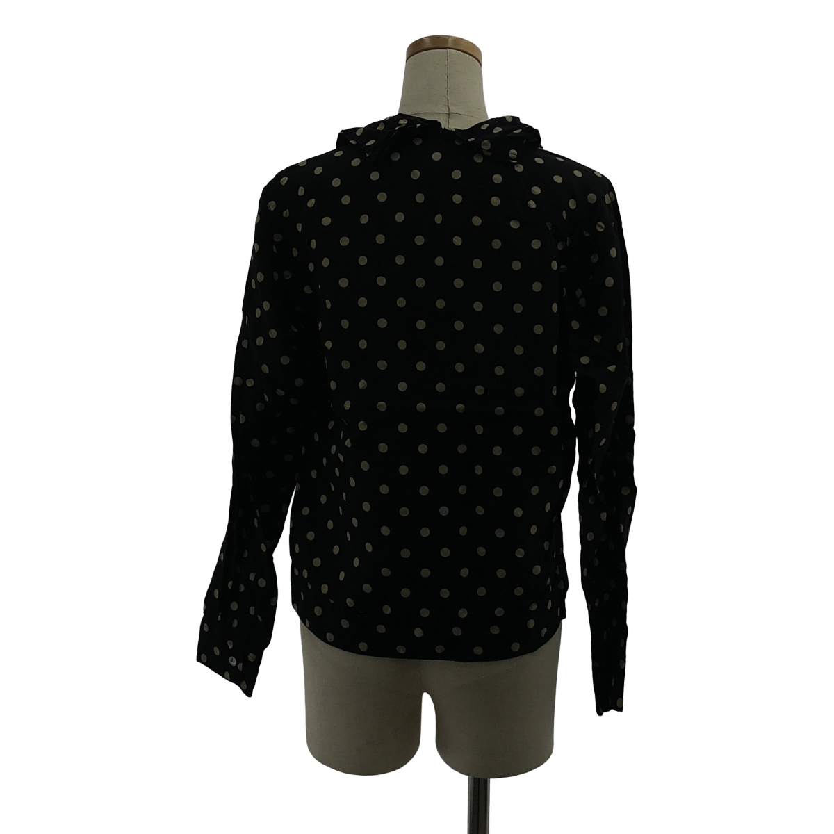 JUNYA WATANABE COMME des GARCONS / ジュンヤワタナベ キュプラ ドット レイヤードカラー シャツ ブラウス