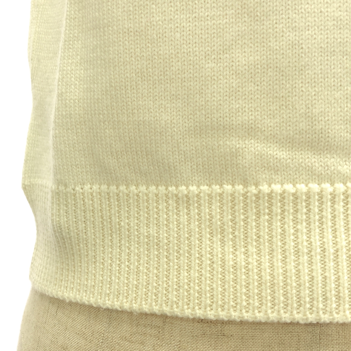 miu miu / ミュウミュウ ビジュー レース 襟 ウール ニット