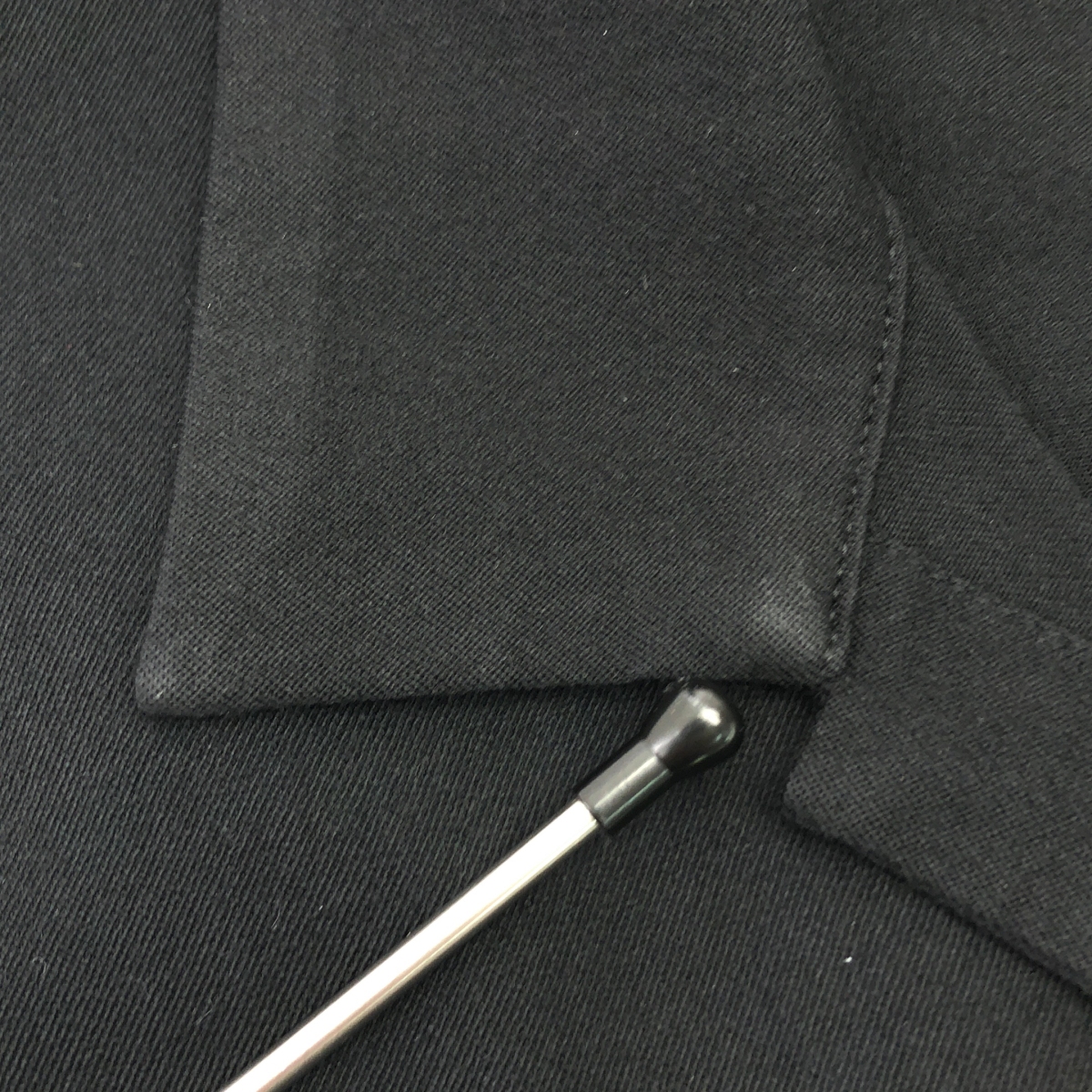 Y's / ワイズヨウジヤマモト ウール 異素材 切替 フライフロント ニットスリーブ コート