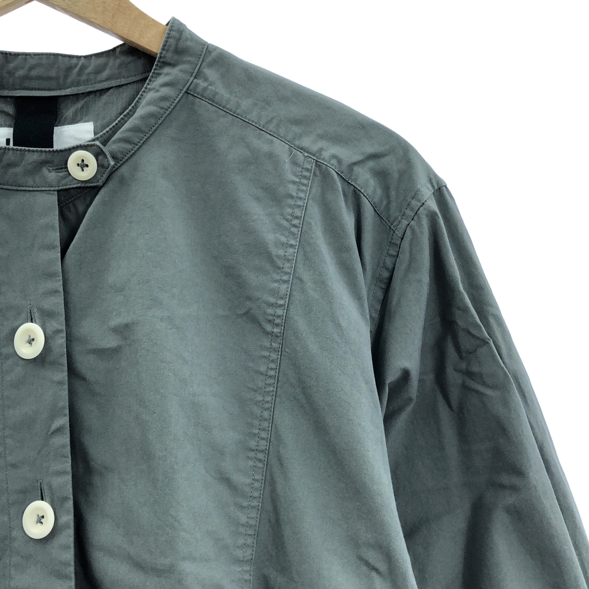 MHL. / エムエイチエルマーガレットハウエル WASHED COTTON POPLIN OP ウォッシュドコットン ポプリン ワンピース