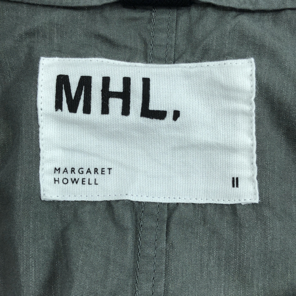 MHL. / エムエイチエルマーガレットハウエル WASHED COTTON POPLIN OP ウォッシュドコットン ポプリン ワンピース