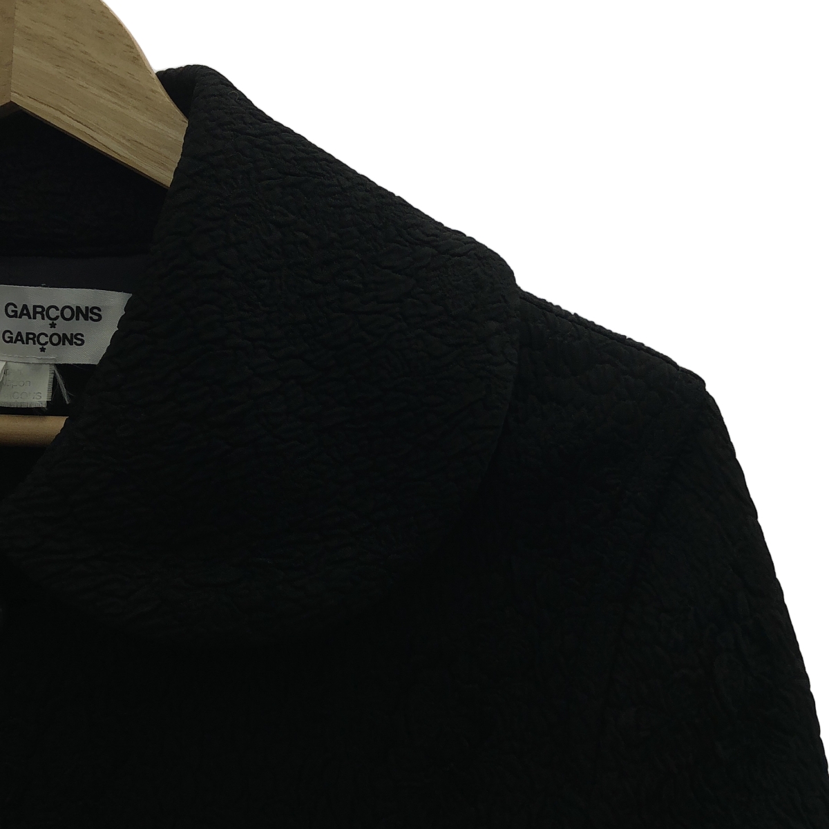 COMME des GARCONS COMME des GARCONS / コムコム 丸襟 フローラル ジャガード コート 花柄