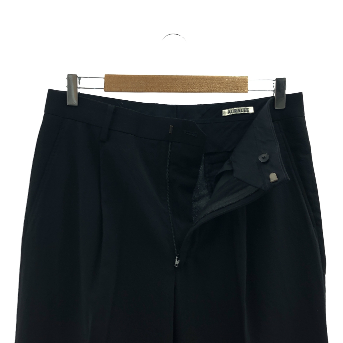 AURALEE / オーラリー Hard Twist Wool Viyella Slacks スラックスパンツ