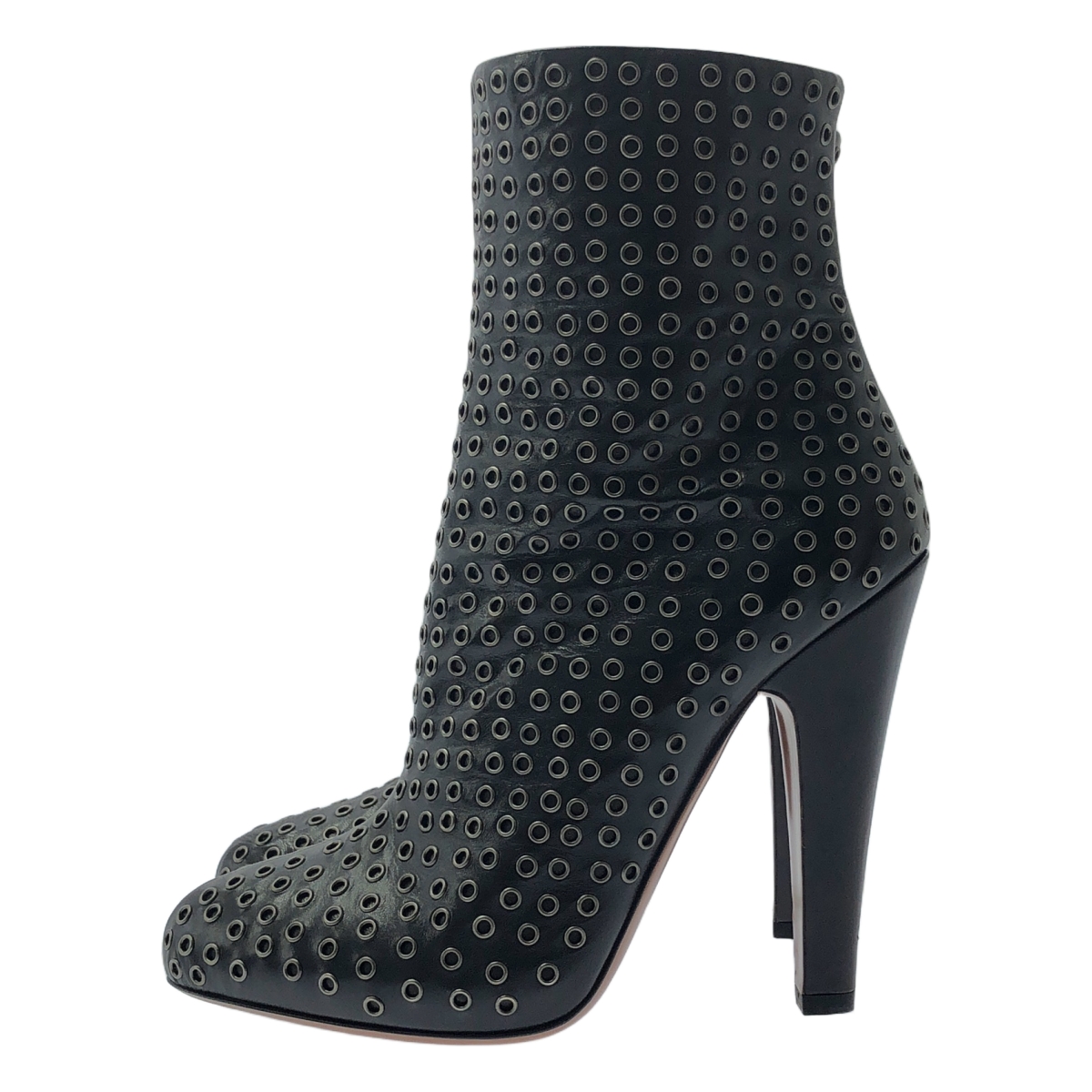 ALAIA / アライア eyelet  boots / アイレット パンチング レザー ヒール ブーツ