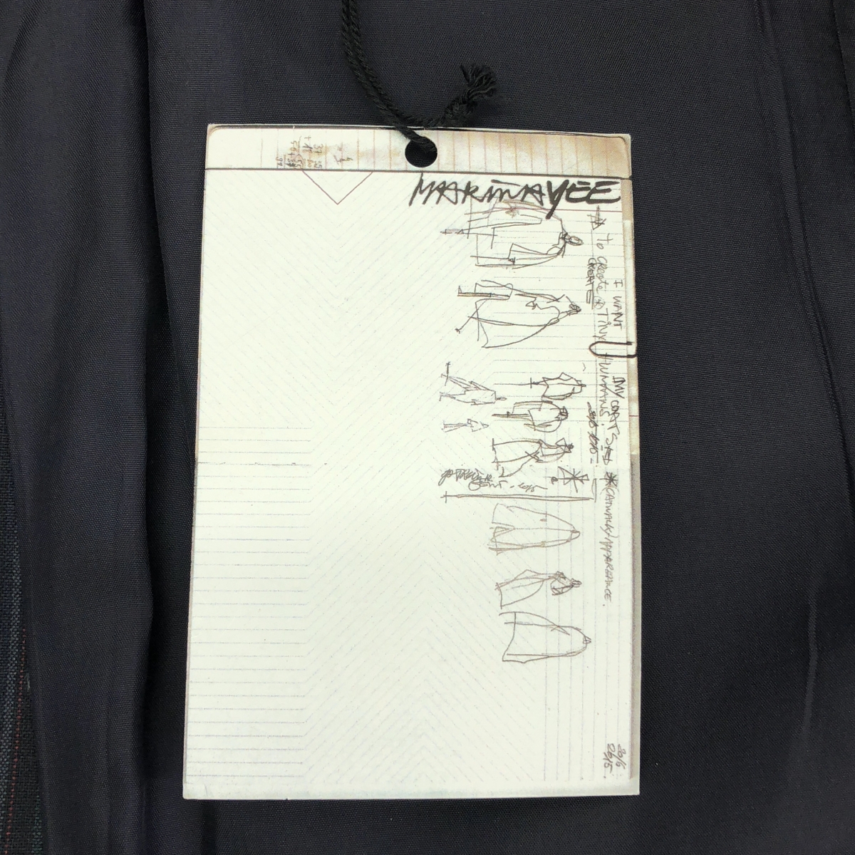 MARINA YEE / マリナイー UPCYCLE COLLECTION /  Oversized ORIGAMI ストライプ テーラードジャケット