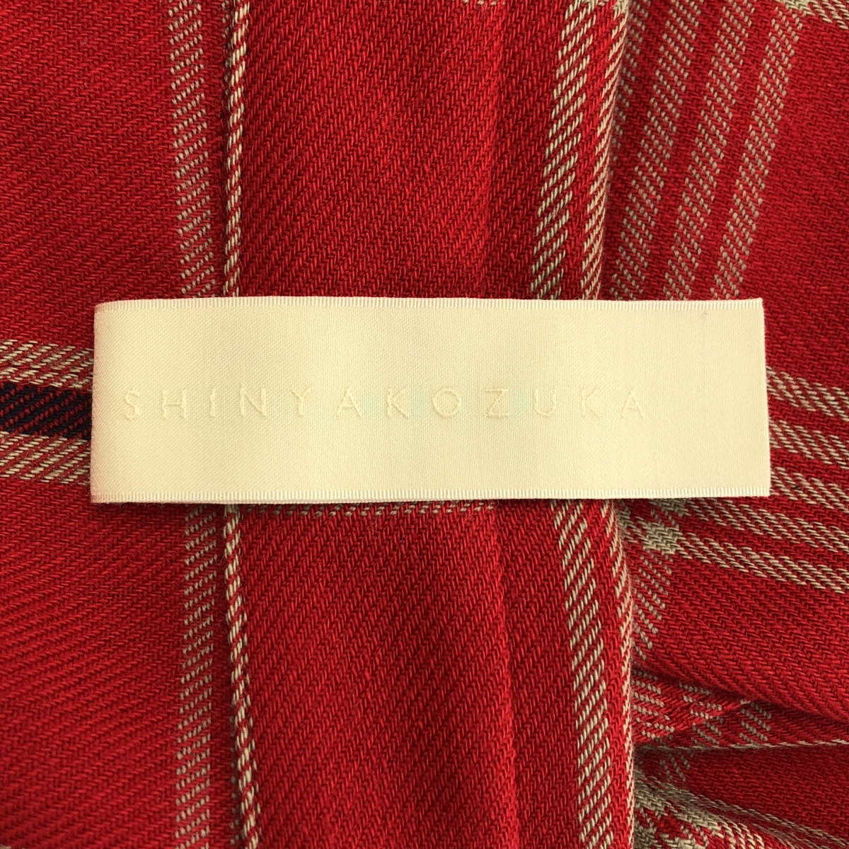 SHINYA KOZUKA / シンヤコヅカ HIS SHIRT ウール コットン チェック シャツ