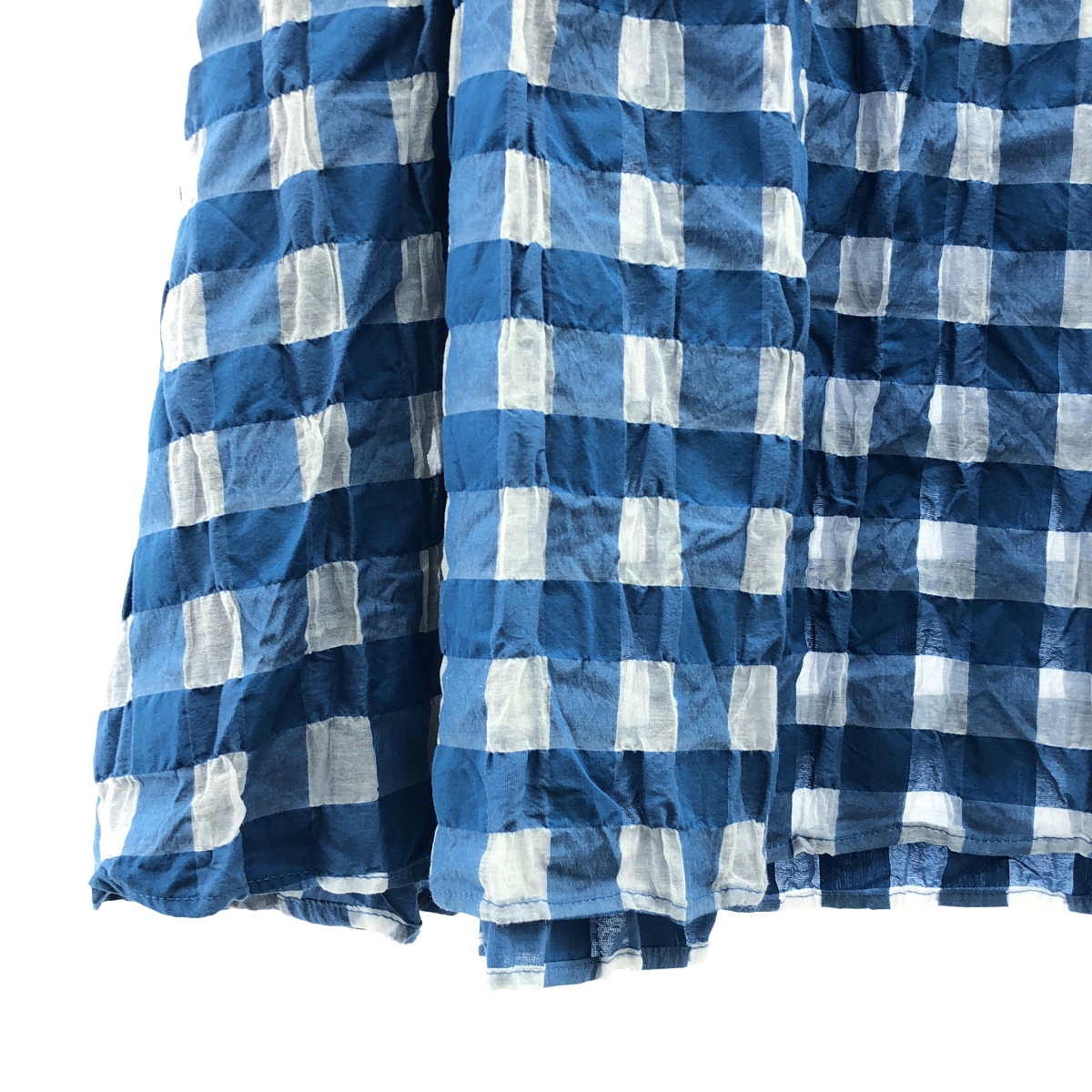 Spick and Span / スピックアンドスパン シアーギンガムチェックスカート / ペチコート付き